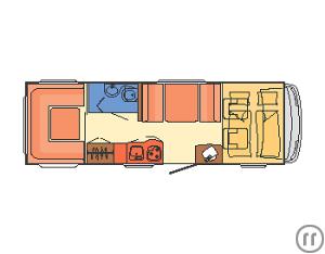 6-Wohnmobil Dethleffs Globebus Go T 15