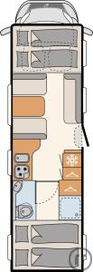 2-Wohnmobil Dethleffs XL Family A 7872-2