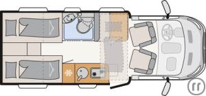 2-Wohnmobil Dethleffs Just Go T 6615 EB+