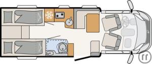 1-Wohnmobil Dethleffs Pulse T 7051 EB