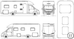 2-Reisemobil  Cliff 600