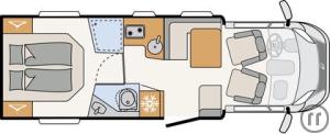 2-Wohnmobil Dethleffs Just Camp T 7052 DBM-