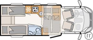 2-Reisemobil Dethleffs Trend T 6817 EB