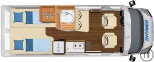 1-Reisemobil Dethleffs Trend A 6977