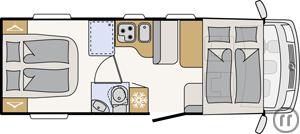 Wohnmobil Dethleffs Trend I 7057 DBM