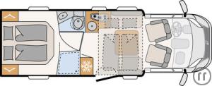 Reisemobil Dethleffs Trend T 7057 DBL