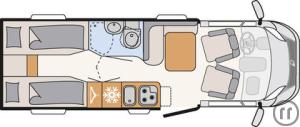 2-Wohnmobil Dethleffs Globebus Go T 45