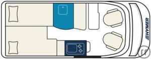 4-Reisemobil Dethleffs Just Camp T 6762-