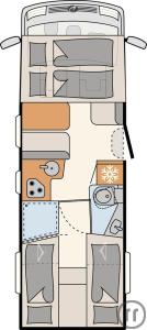 2-Reisemobil Dethleffs Trend I 7057 EB