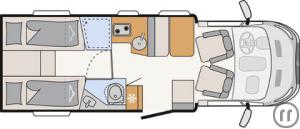 2-Reisemobil Dethleffs Just Go T 7055 EB-