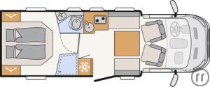 Wohnmobil Dethleffs Just Go T 7055 DBL-