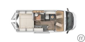 2-Wohnmobil  Cliff 600 Adv.