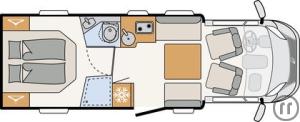 2-Wohnmobil Dethleffs Just Camp T 7052 DBL-