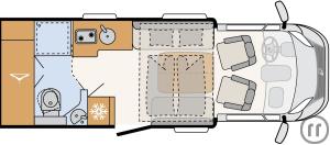 2-Wohnmobil Dethleffs Just Camp T 6762-