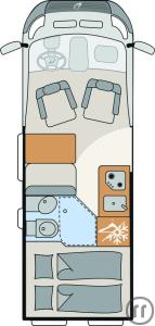 2-Wohnmobil Dethleffs Globetrail 600 DR - RT
