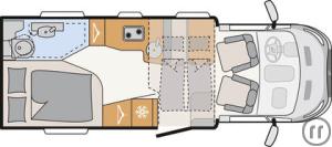 2-Wohnmobil Dethleffs Just Go T 6905