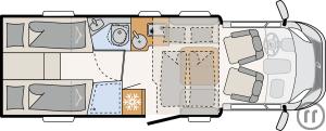 2-Wohnmobil Dethleffs Just Camp T 7052 EBL