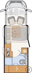 2-Wohnmobil Dethleffs Just Camp T 6762-