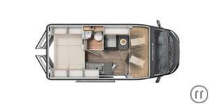 2-Wohnmobil  Cliff 540 Adv.
