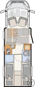 2-Reisemobil Dethleffs Just Camp T 7052 EB