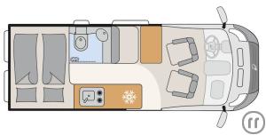 2-Wohnmobil Dethleffs Globetrail 600 DK - RT