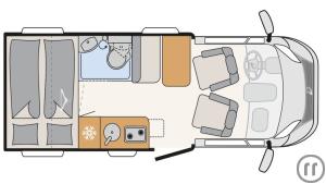 2-Reisemobil Dethleffs Globebus Camp T 1