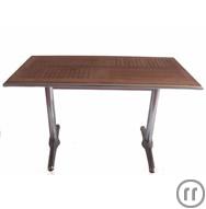 Alu Teak Tisch