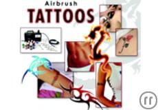 1-Airbrush Tattoos inkl. Betreuung und Material