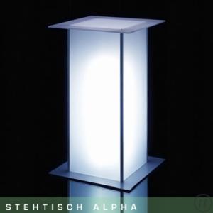 2-Stehtisch Alpha - 60 x 60 cm