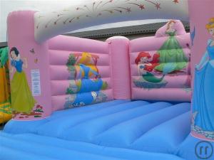 2-Hüpfburg Prinzessin 6 x 7m  Aktion:  Wochenende zum Tagespreis!