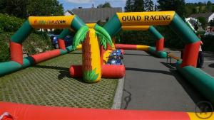 2-Quad racing barriere mit 4 Quads