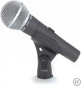 1-Shure SM 58 Gesangsmikrofon