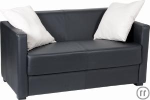 2-Leder Couch Madras - 2er