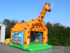 Hüpfburg Giraffe 5 x 6m Aktion: Wochenende zum Tagespreis!