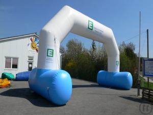 2-Torbogen weiß-blau