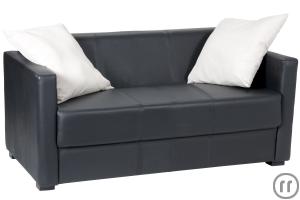 2-Leder Couch Madras - 3er