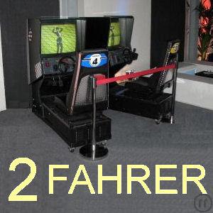 Fahrsimulator, Rennsimulator, Simulator, Autosimulator, Rennbahn, Carrera Rennbahn, DTM Simulator