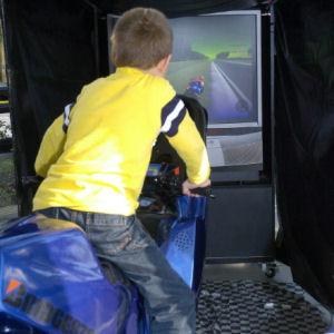 5-Fahrsimulatoren PAKET Motorradsimulator + Rennwagensimulator, Fahrsimulator, Rennsimulation