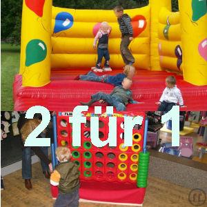 Hüpfburg & Kinderspiel im Paket - Kindergeburtstag - Kinderprogramm - Pfarrfest - Verein...