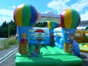 1-Hüpfburg Ballon mit Rutschrohr  4 x 5m  Aktion:   Wochenende zum Tagespreis!