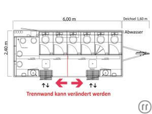 Toiletten - VIP Sanitärtrailer in Innsbruck