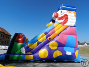 1-Einzigartige Mega Clown Rutsche inklusive Betreuung. Konkurrenzloser Riesenspaß!!!