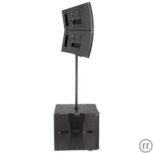 3-QSC KLA- Active Line Array System - Gesamtleistung: 6.000W RMS