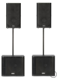 1-QSC Aktiv Lautsprecher Set 4.000W RMS