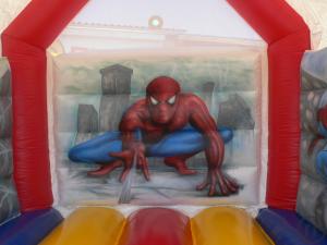 2-Hüpfburg Spiderman 4x5m Aktion:  Wochenende zum Tagespreis!