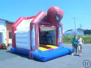 1-Hüpfburg Spiderman 4x5m Aktion:  Wochenende zum Tagespreis!