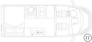 2-Wohnmobil Carado CV 640 PRO o. Aufstd.