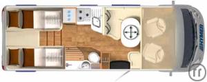 2-Wohnmobil Carado CV 600 PRO m. Aufstd.