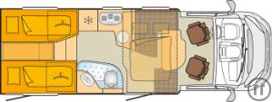 Reisemobil Carado T 448 / 2P