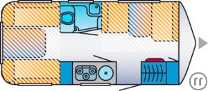 2-Wohnmobil  Trend T 7057 DBL